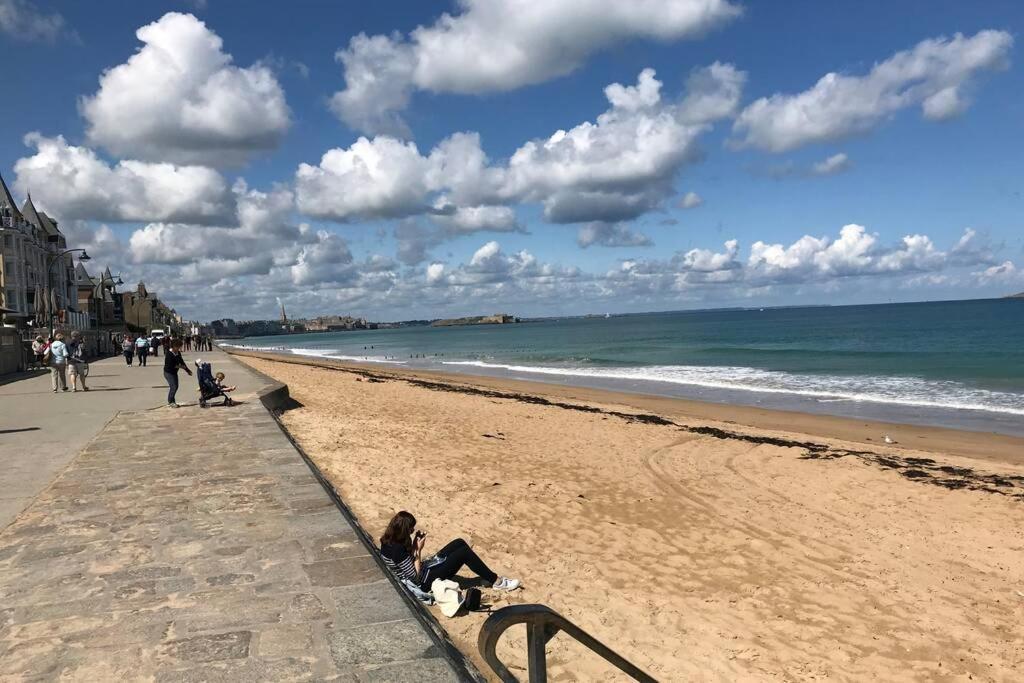 Ideal - Plage, Jardin & Jacuzzi, Proche Plage Et Thalasso - 1 A 6 Personnes Saint-Malo Dış mekan fotoğraf